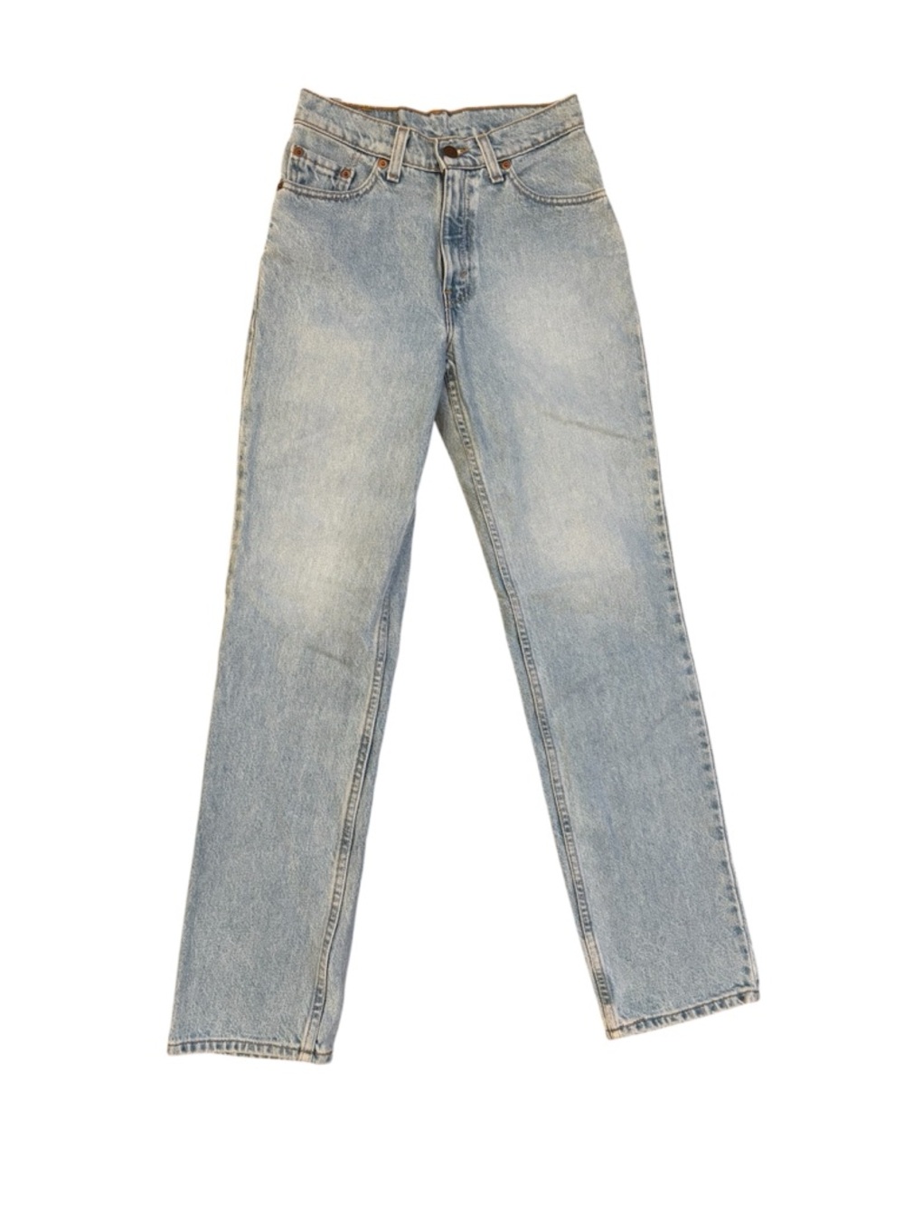 Vintage Levi’s 512 Slim Fit Straight Leg Light Wash Jeans USA / Juniors - Picture 2 of 16